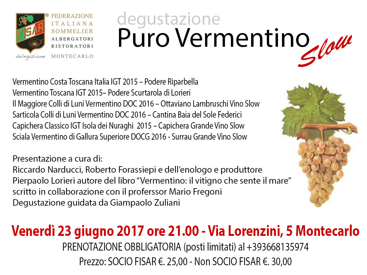 Puro Vermentino Slow Montecarlo