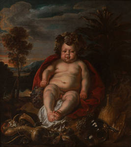 Bacchus as Child - Jacob Jardaens